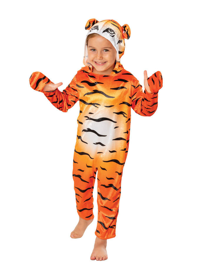 Tiger Deluxe Hooded Costume for Kids