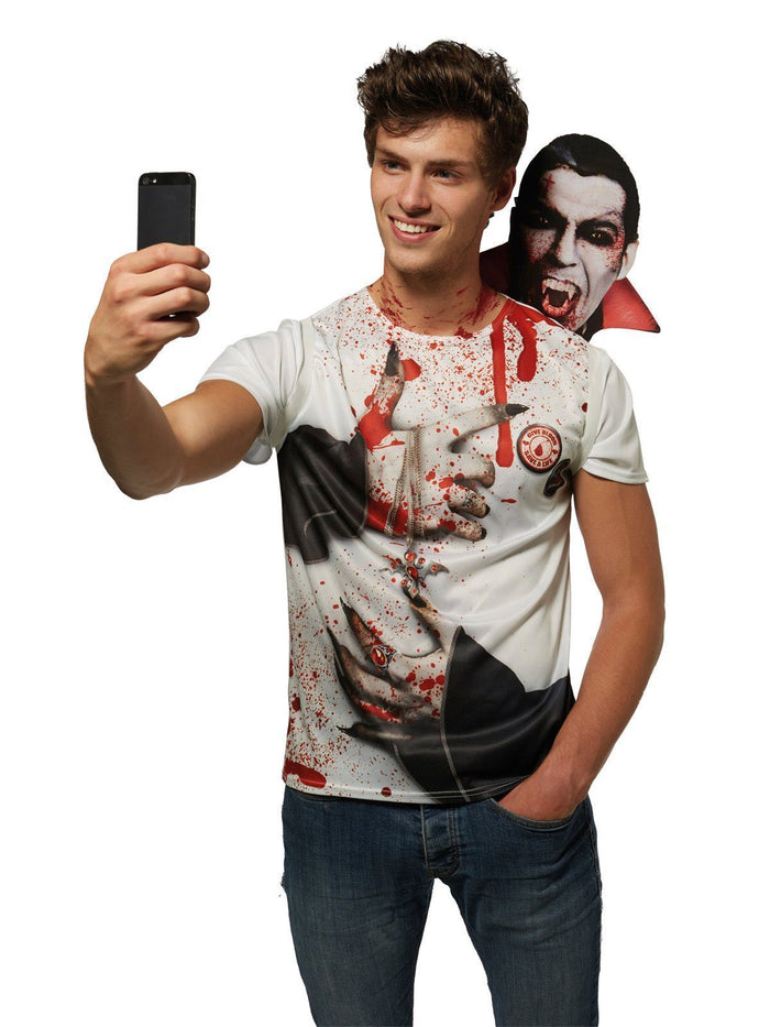 Vampire Selfie Shocker Costume for Adults