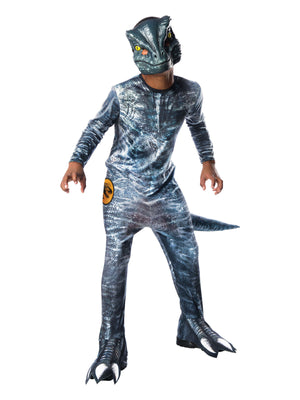 Buy Velociraptor 'Blue' Deluxe Lenticular Costume for Kids - Universal Jurassic World Dominion from Costume World