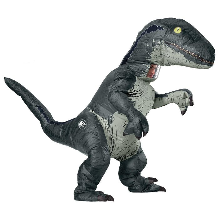 Velociraptor 'Blue' Inflatable Costume for Adults - Universal Jurassic World