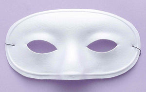 Buy White Silk Mask for Adults from Costume World