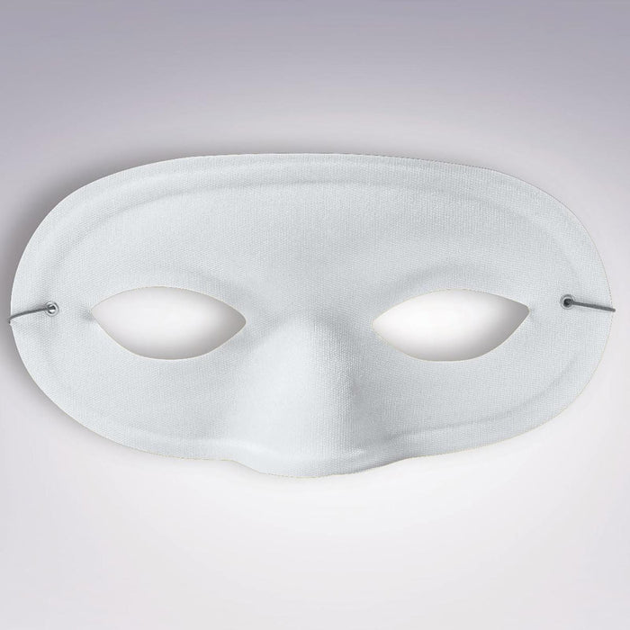 White Silk Mask for Adults