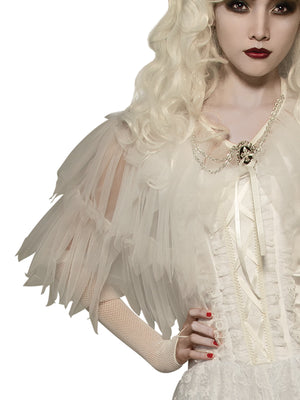 Buy White Witch Capelet for Adults from Costume World