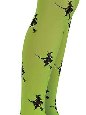 Buy Witch Green Child Tights from Costume World