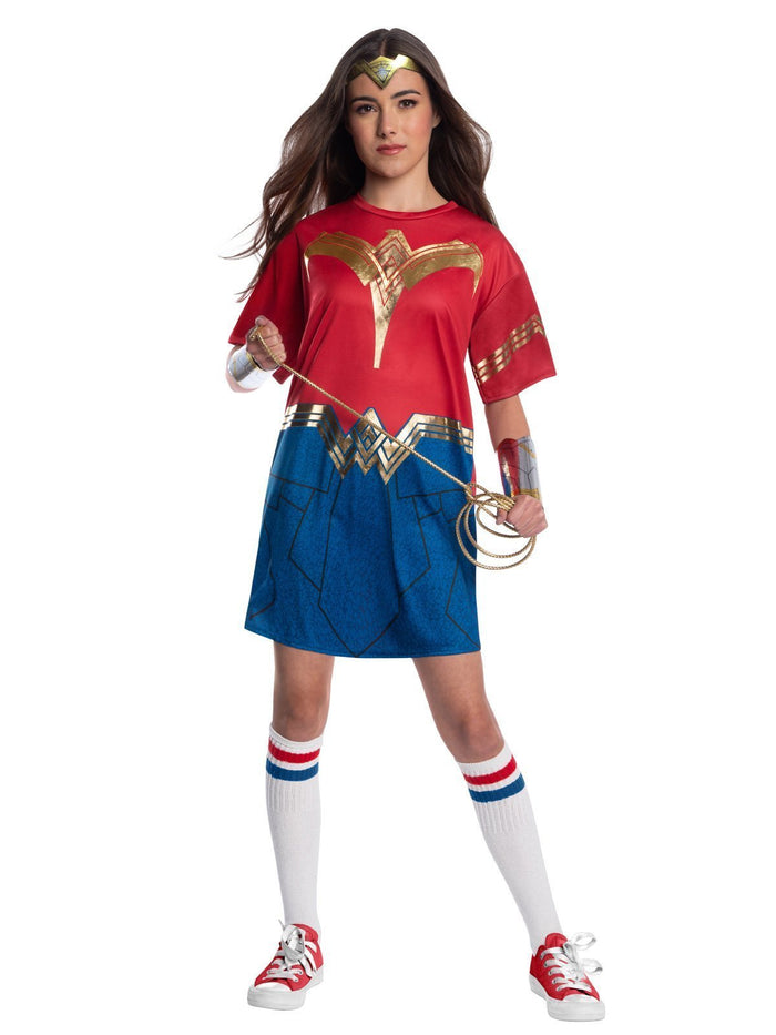 Wonder Woman 1984 Oversized Tee Costume for Teens - Warner Bros WW1984 Movie
