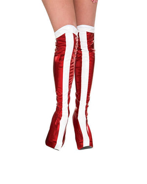 Buy Wonder Woman Boot Tops for Adults - Warner Bros DC Comics from Costume World