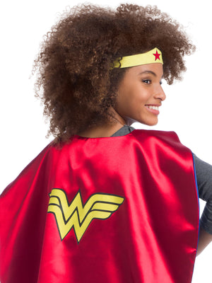 Buy Wonder Woman Cape Set for Kids - Warner Bros DC Comics from Costume World