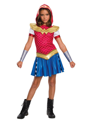 Buy Wonder Woman Hoodie Costume for Kids – Warner Bros DC Super Hero Girls from Costume World