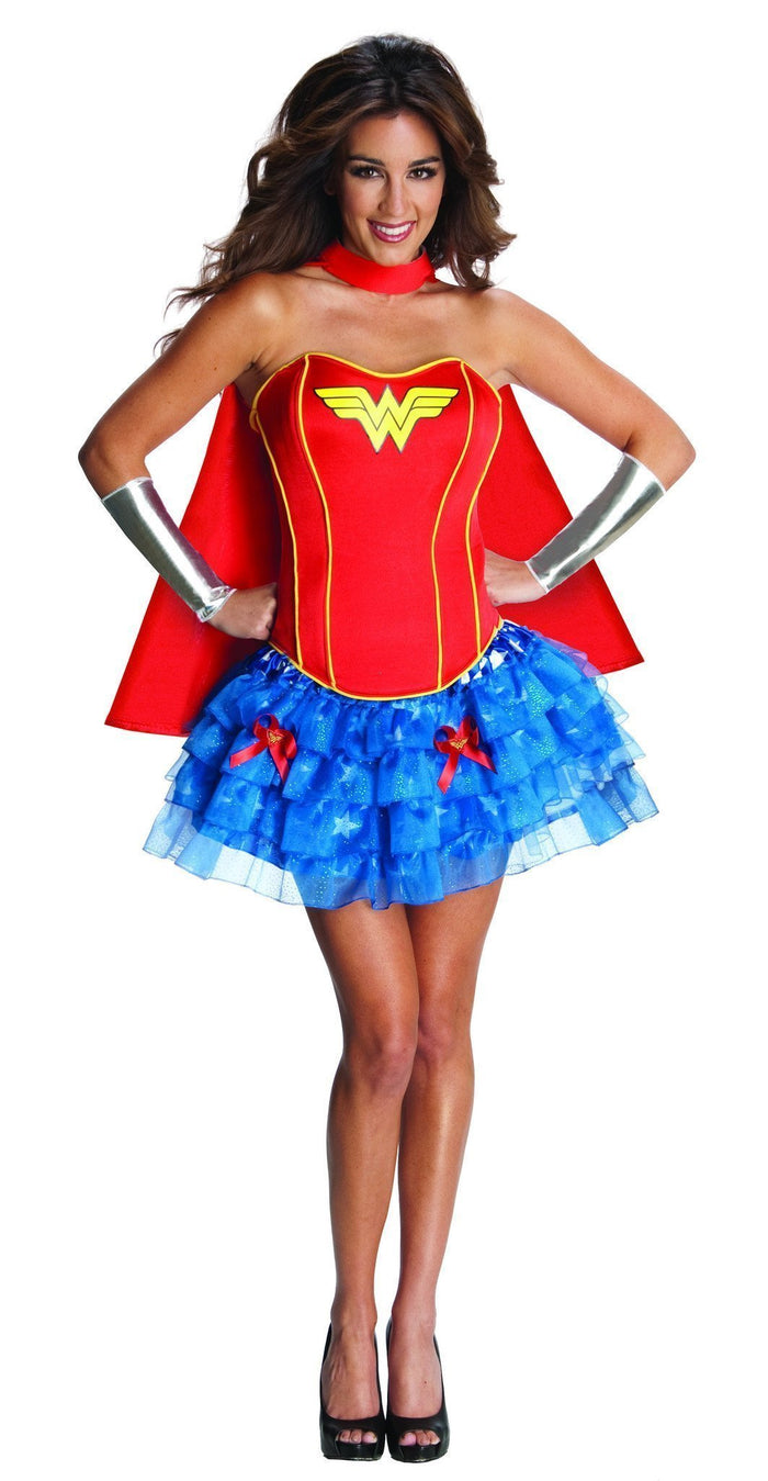 Wonder Woman Secret Wishes Corset Costume for Adults - Warner Bros DC Comics