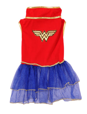 Buy Wonder Woman Tutu Dress Pet Costume - Warner Bros DC Comics from Costume World