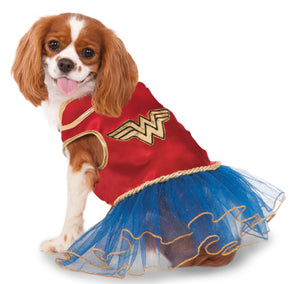 Buy Wonder Woman Tutu Dress Pet Costume - Warner Bros DC Comics from Costume World