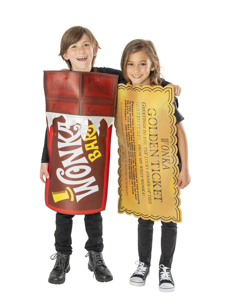 Wonka Bar Tabard Costume for Kids - Warner Bros Charlie and the Chocol ...