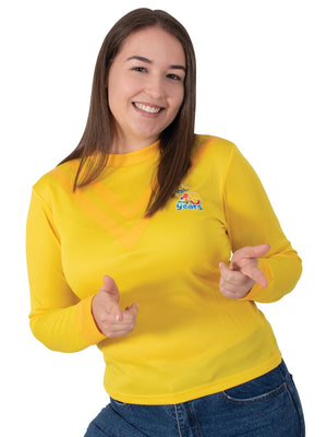 Buy Yellow Wiggle 30th Anniversary Top for Adults - The Wiggles from Costume World