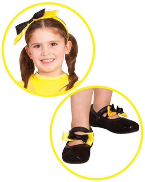 Buy Yellow Wiggle Headband and Shoe Bow Set - The Wiggles from Costume World