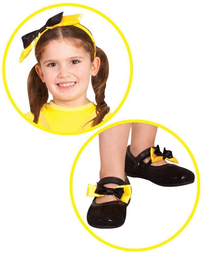 Yellow Wiggle Headband and Shoe Bow Set - The Wiggles