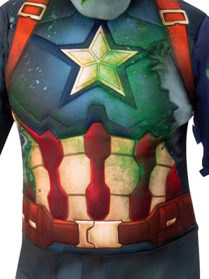 Buy Zombie Captain America Deluxe Costume for Adults - Marvel What If? from Costume World
