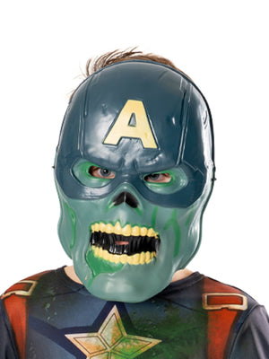Buy Zombie Captain America Deluxe Costume for Kids - Marvel What If? from Costume World