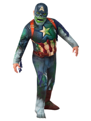 Buy Zombie Captain America Deluxe Costume for Teens - Marvel What If? from Costume World