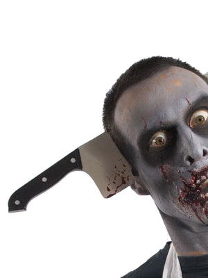 Buy Zombie Cleaver Through Head Accessory from Costume World
